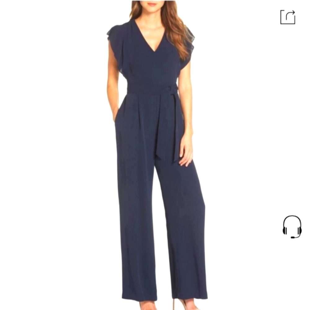 Navy blue Eliza J formal jumpsuit